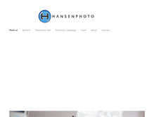 Tablet Screenshot of hansenphoto.com